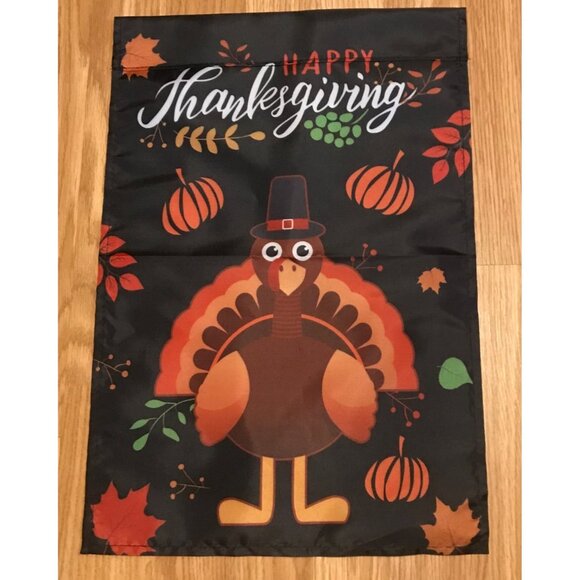 6 Garden Flags Sunshine Winter St Patricks  Easter Fall Yall Thanksgiving 12X18" - Picture 10 of 14